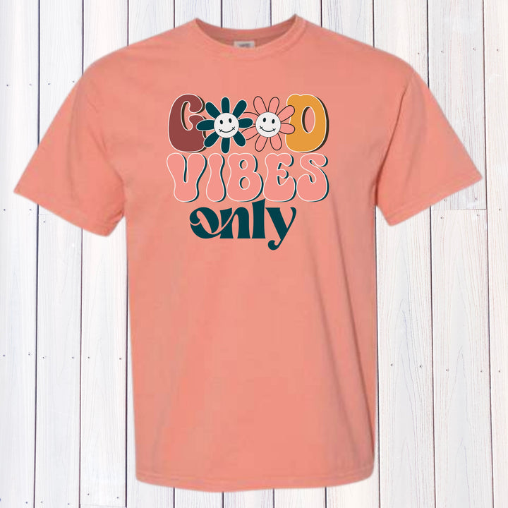 Good Vibes Only Retro Graphic Tee