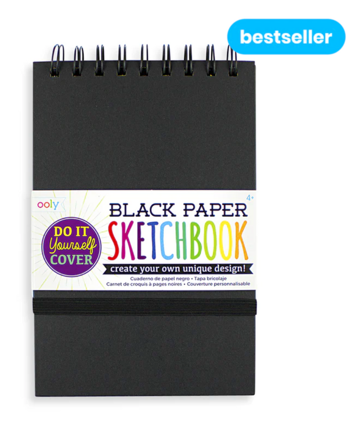 5" x 7.5" D.I.Y. Cover Sketchbook - Black