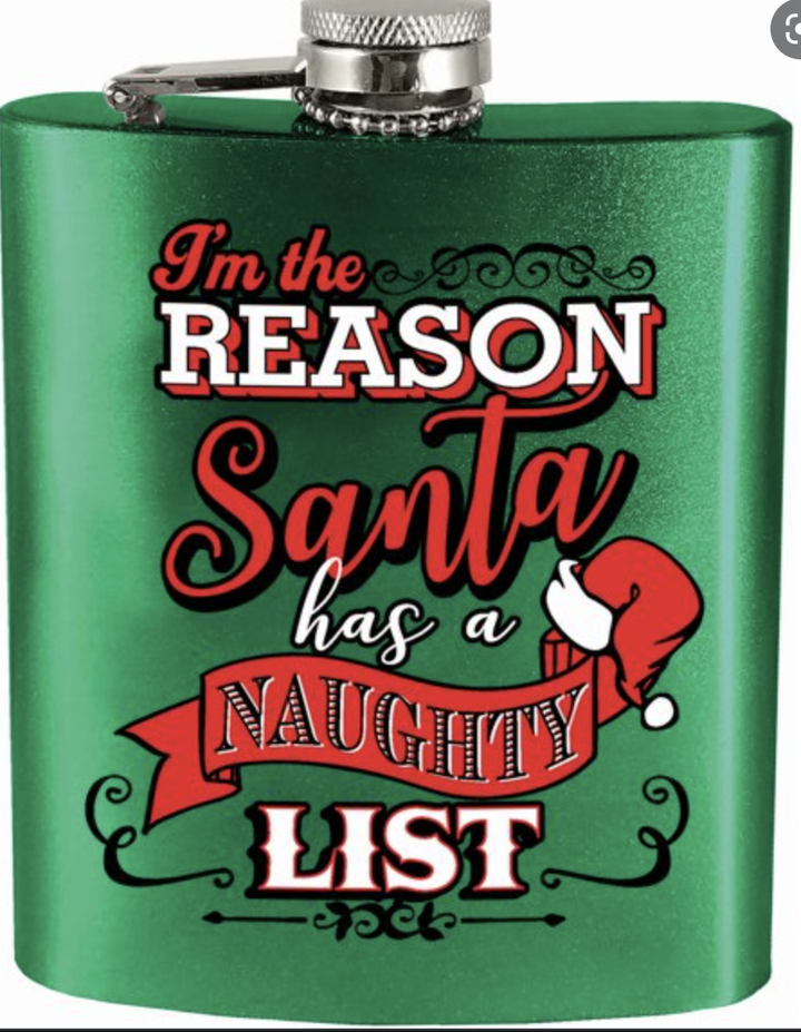 *Naughty List Flask