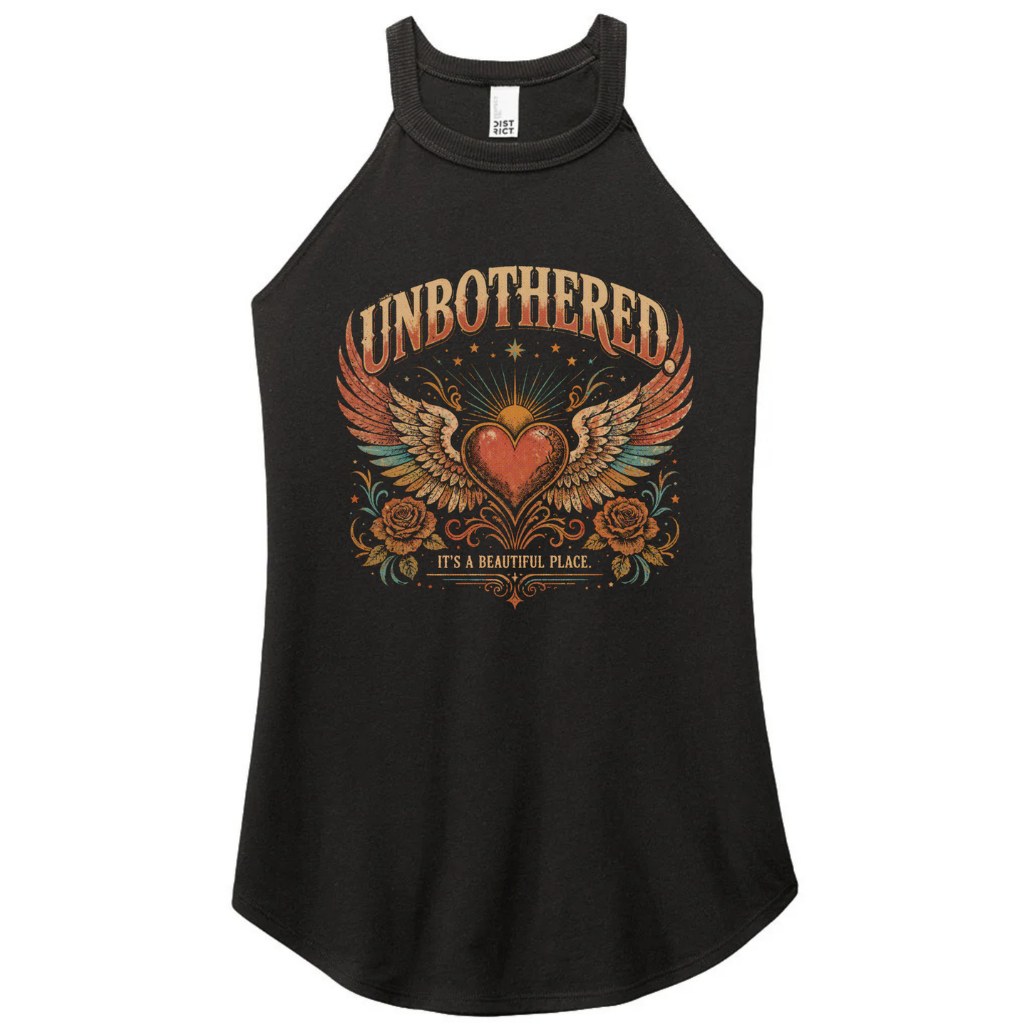 Unbothered Vintage Rocker Tank