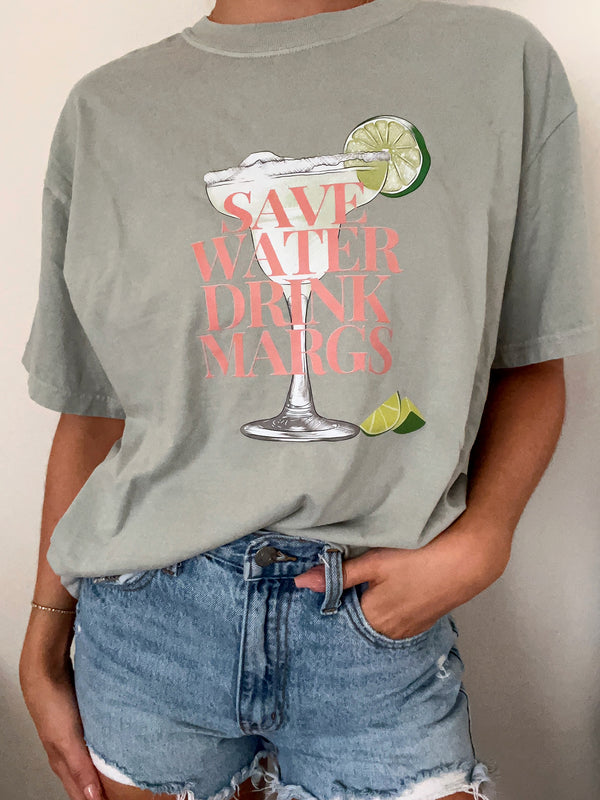 Save Water Drink Margs Graphic Tee