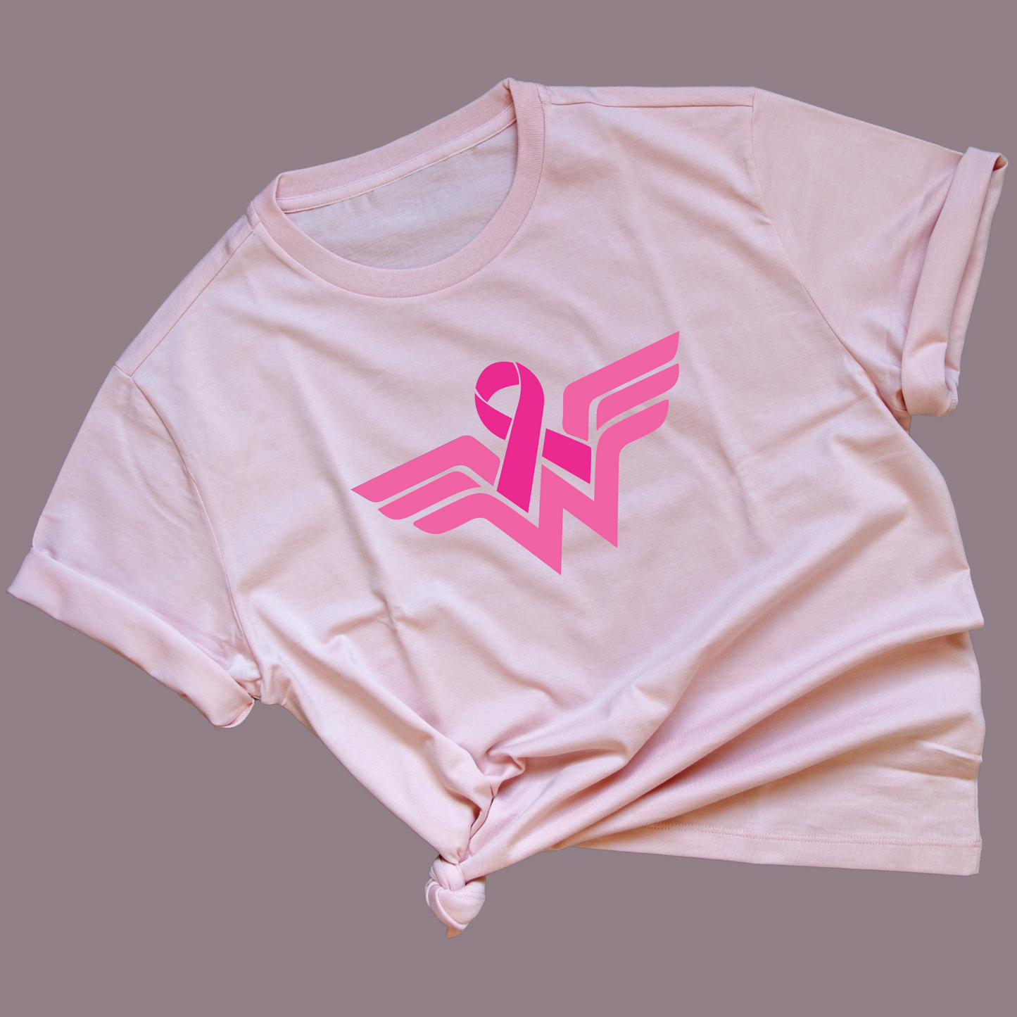 Breast Cancer Wonder Woman Graphic Tee