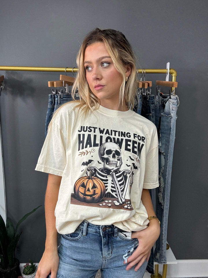 Just Waiting for Halloween Graphic Tee