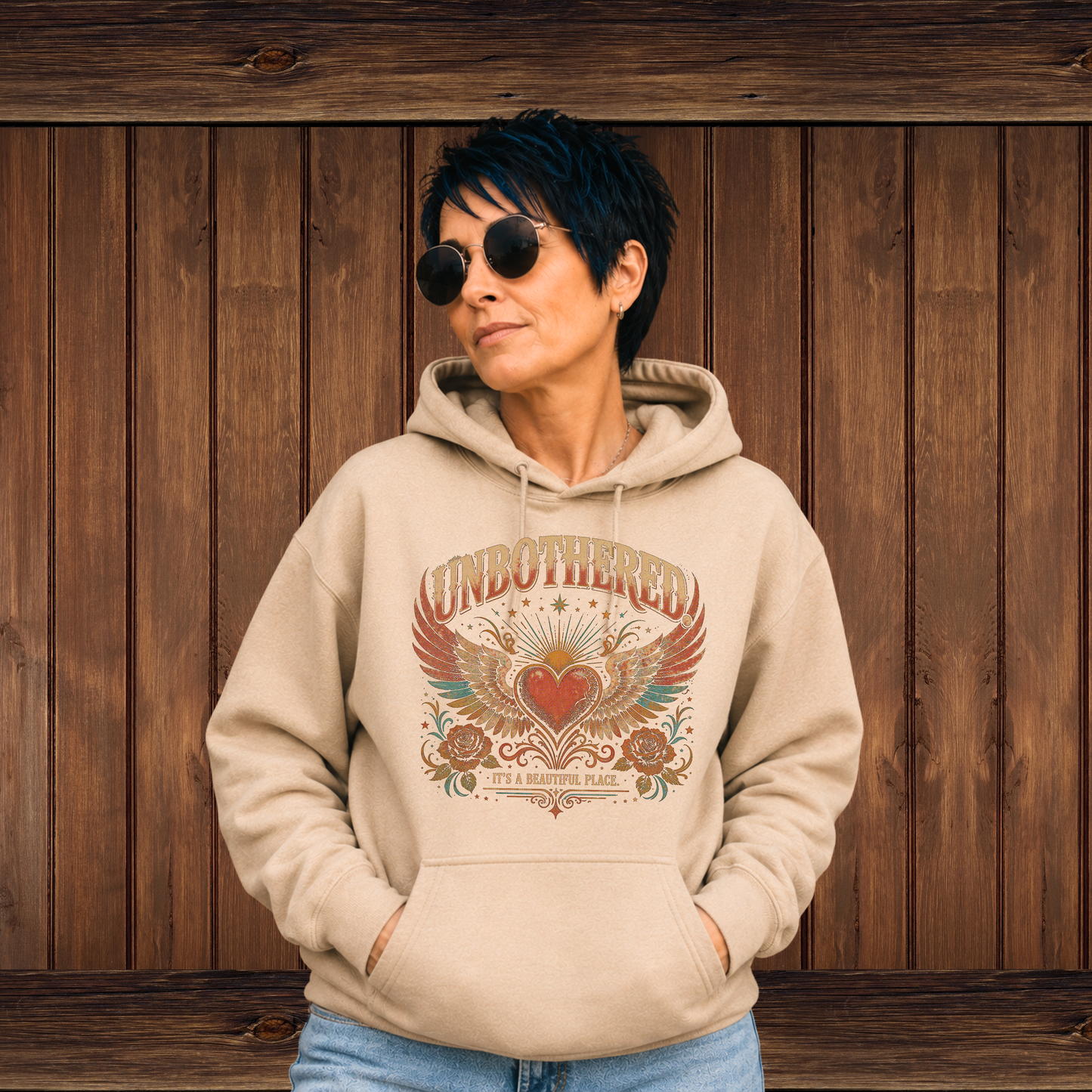 Unbothered It's A Beautiful Place Hoodie