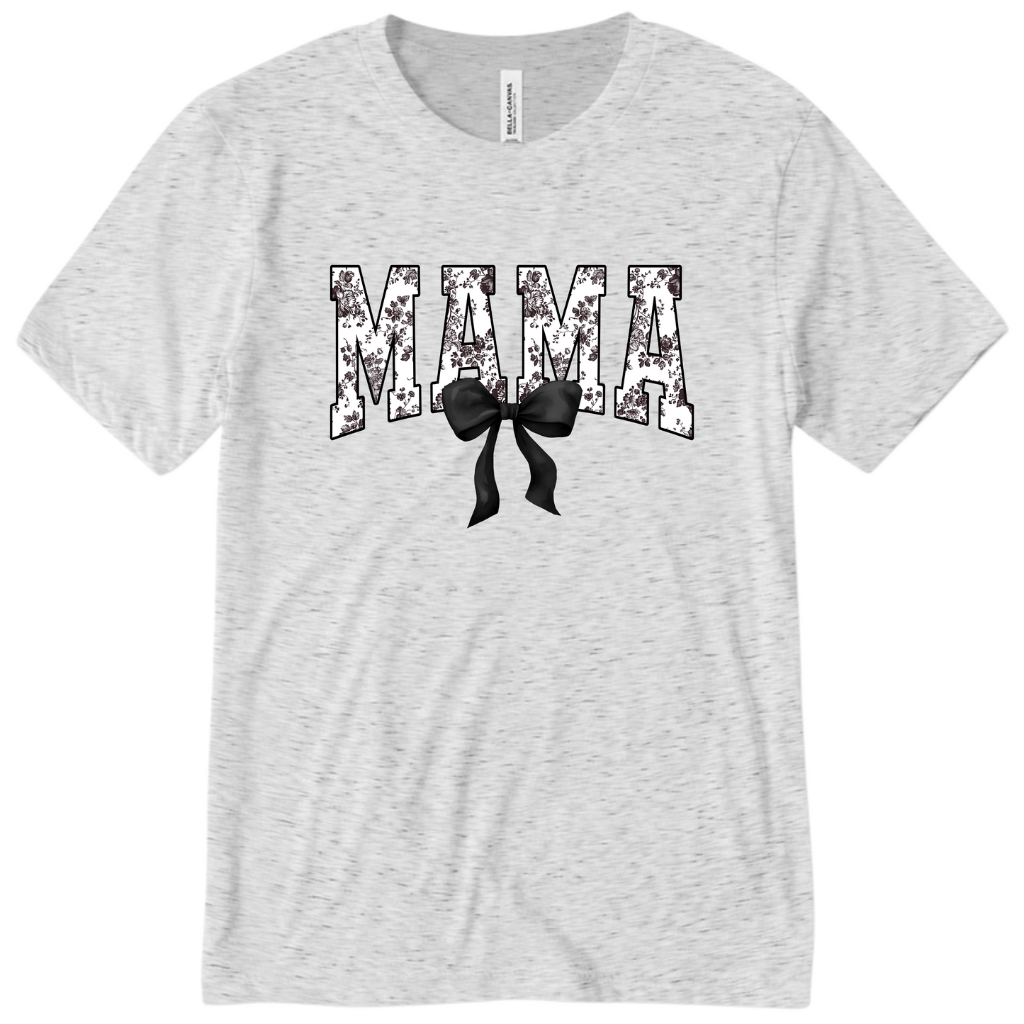 Mama Black Bow Graphic Tee