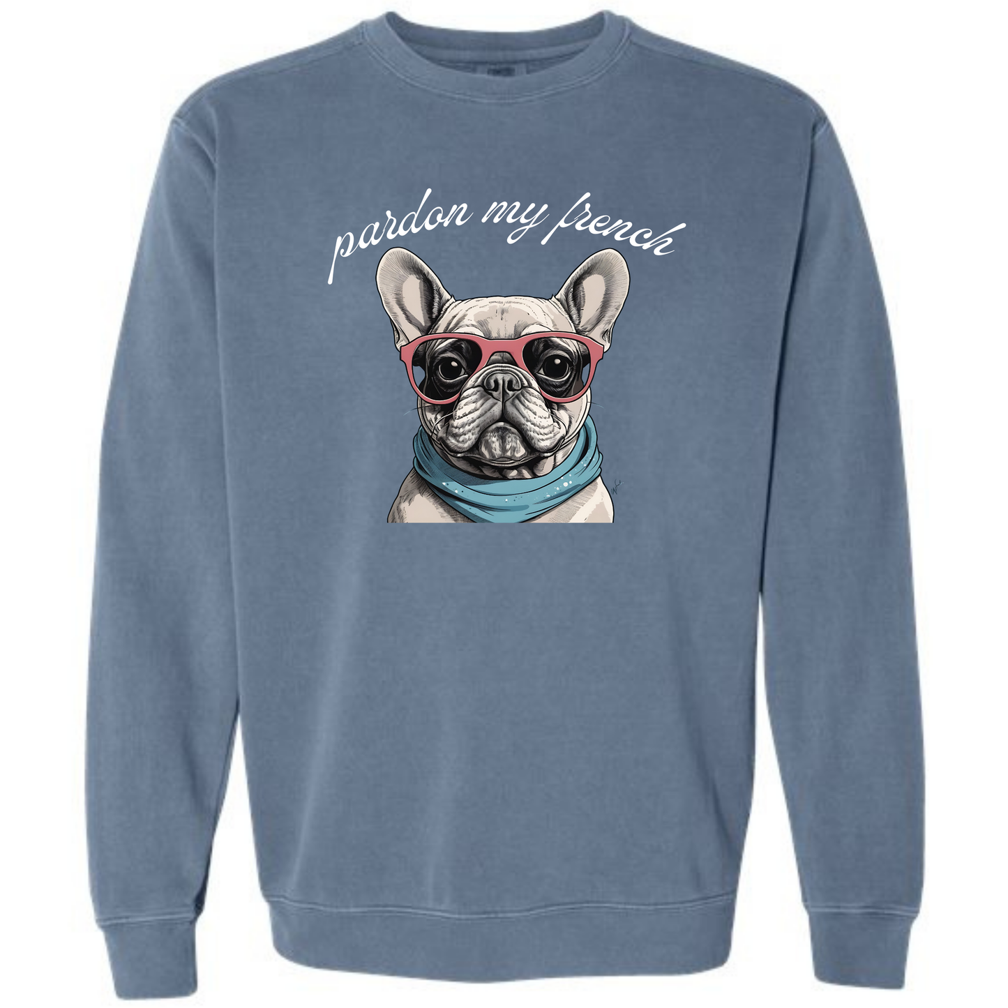 Pardon My French Graphic Crewneck Sweatshirt