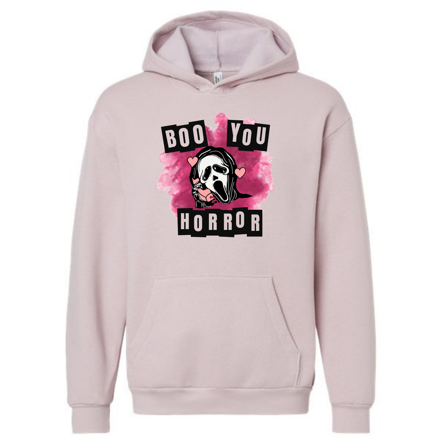 Boo You Horror Graphic Hoodie