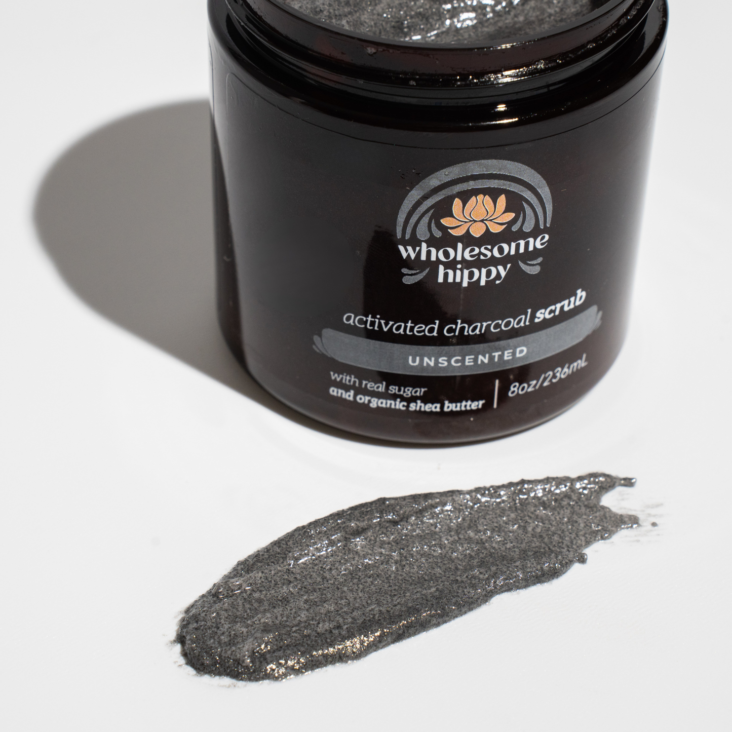 Activated Charcoal Face & Body Scrub 8oz