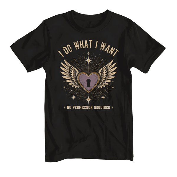 I Do What I Want Rocker Tank or Tee