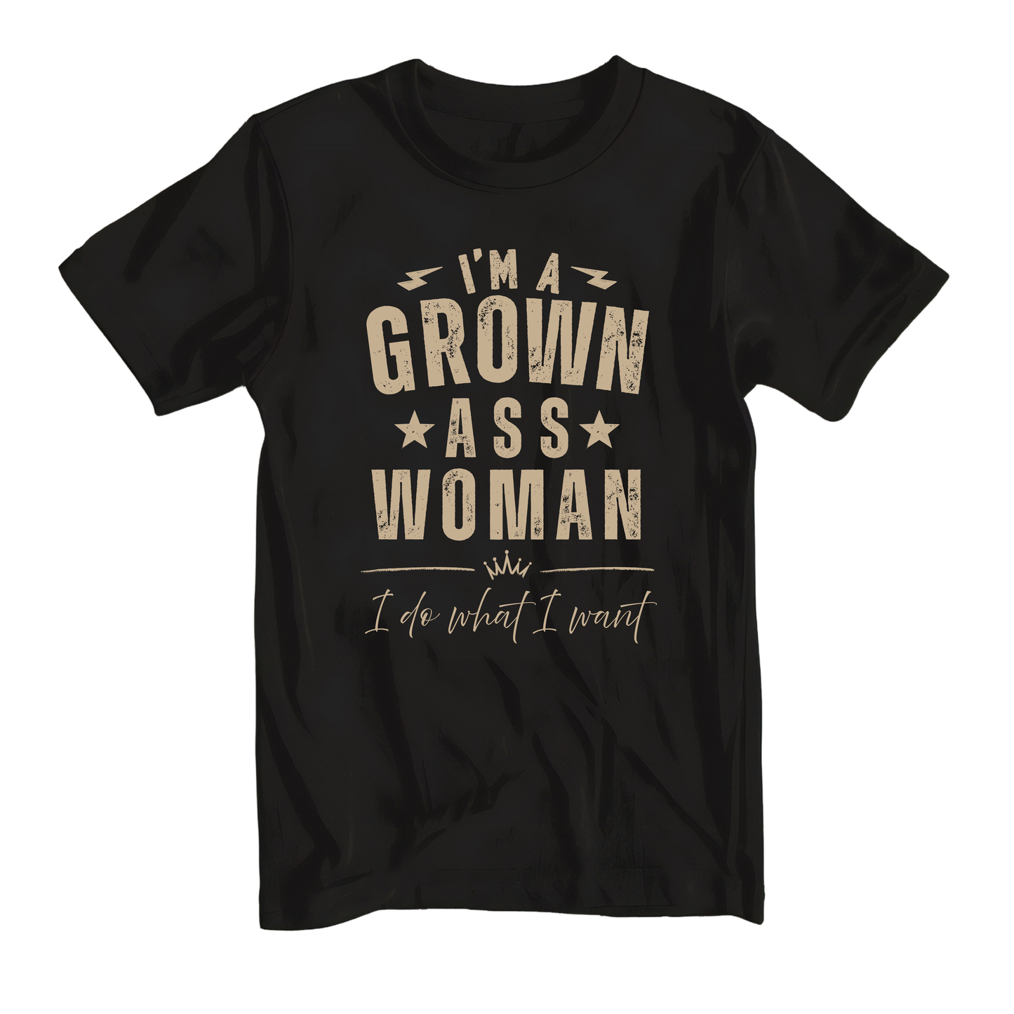 I'm A Grown Ass Woman Rocker Tank or Tee