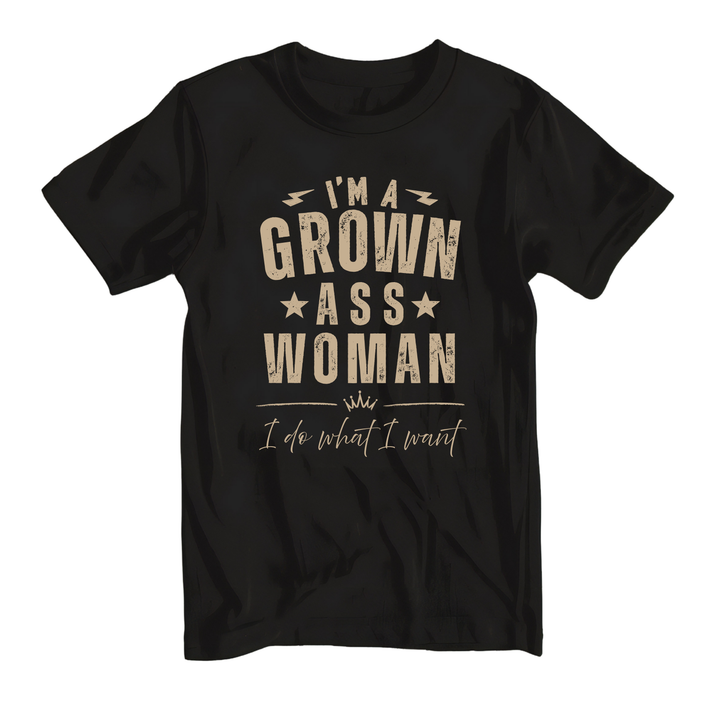 I'm A Grown Ass Woman Rocker Tank or Tee