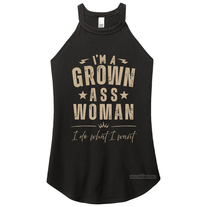 I'm A Grown Ass Woman Rocker Tank