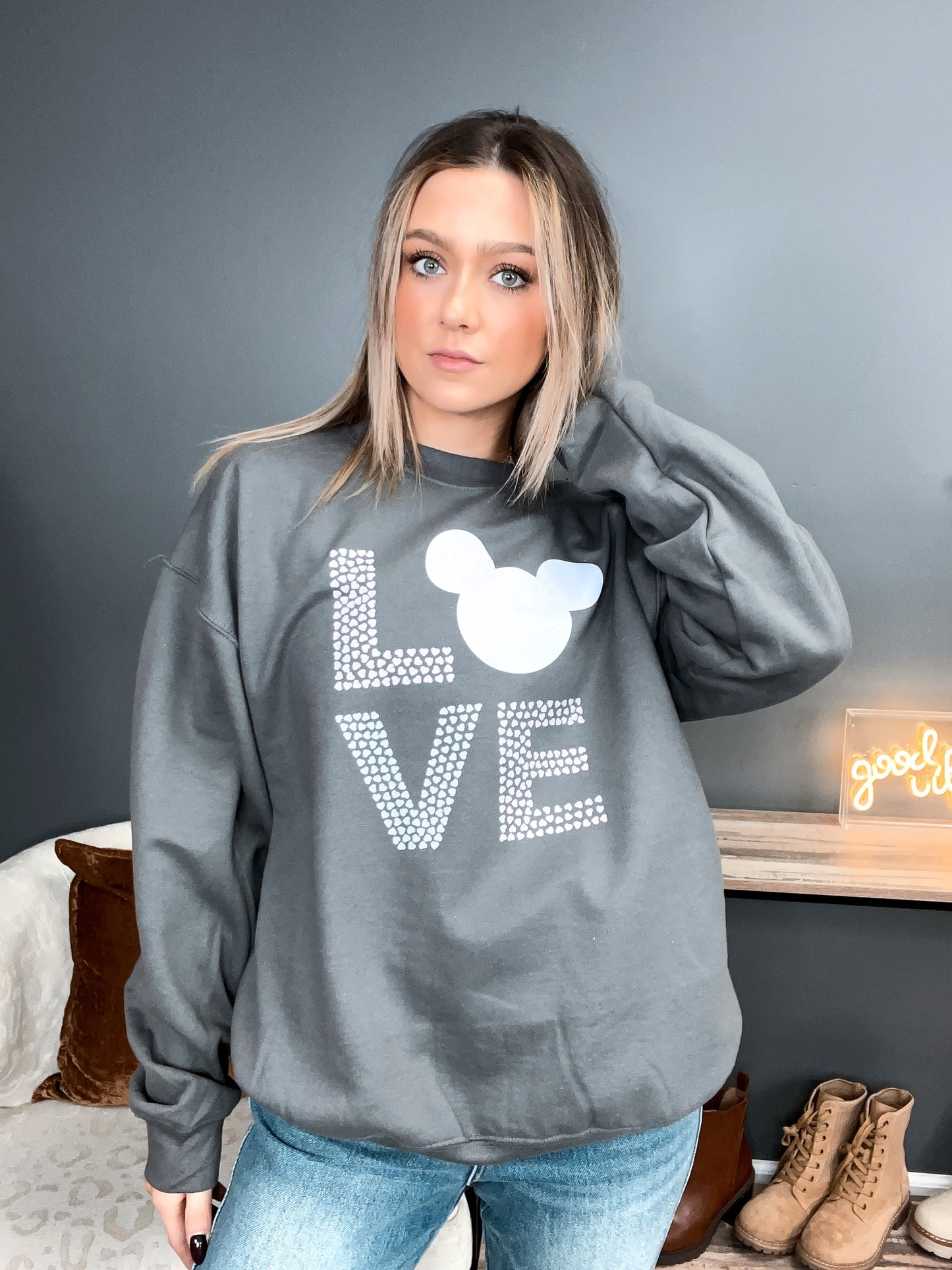 Mouse Love Crewneck