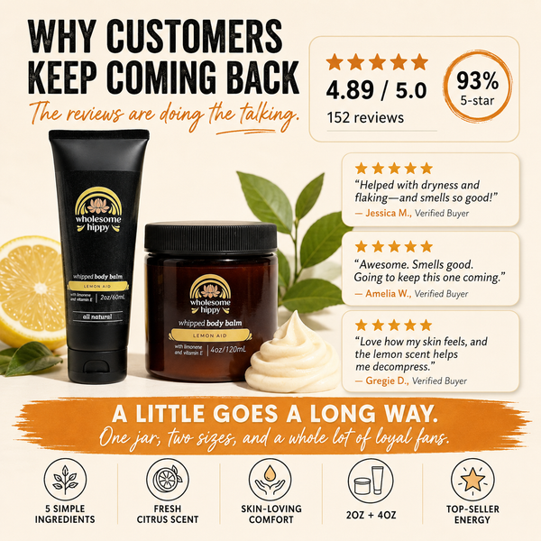 Lemon-Aid Whipped Wonder Balm | Multi-Use Skin Balm | 2oz