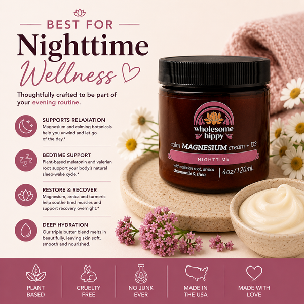 Nighttime Calm Cream | Magnesium Cream & Body Butter | 4oz