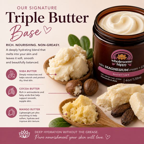 Nighttime Calm Cream | Magnesium Cream & Body Butter | 4oz