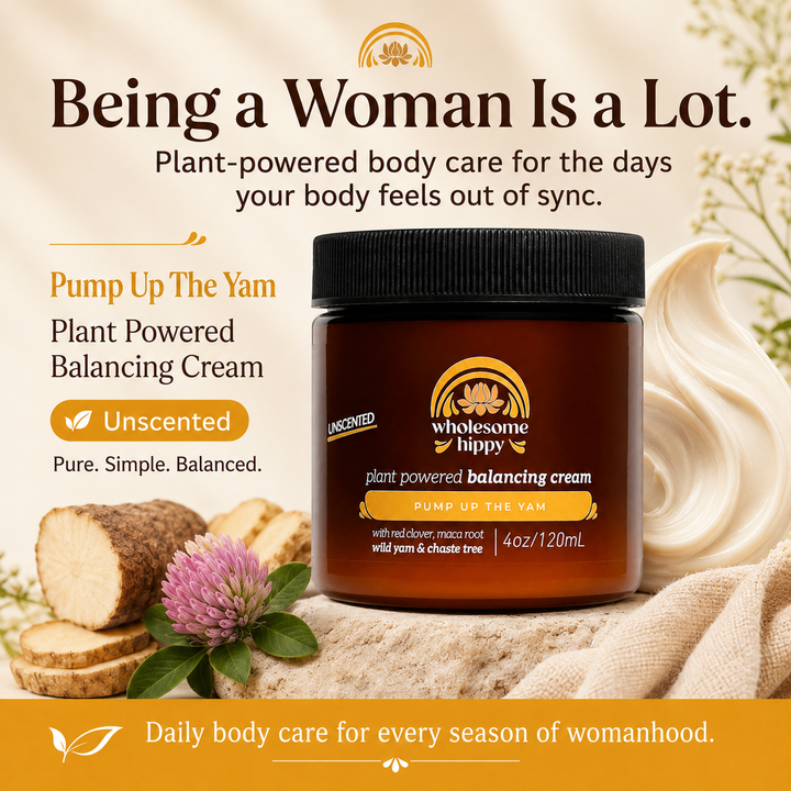 Pump Up The Yam - Wild Yam Balancing Cream | 4oz | Unscented
