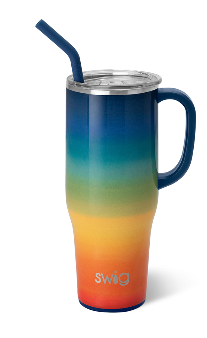 Retro Rainbow Mega Mug-40oz.