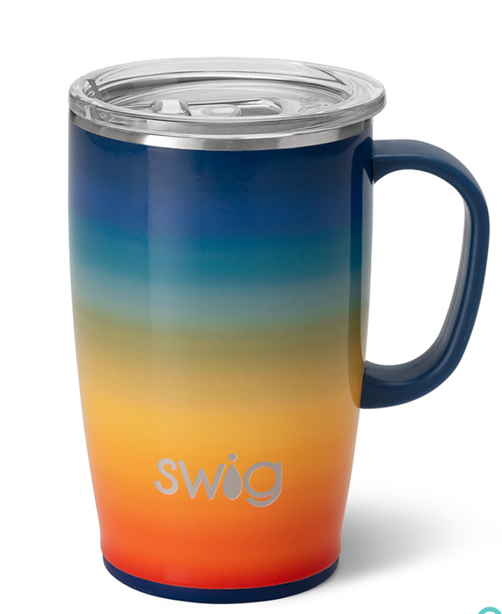 Retro Rainbow | Travel Mug (18oz)