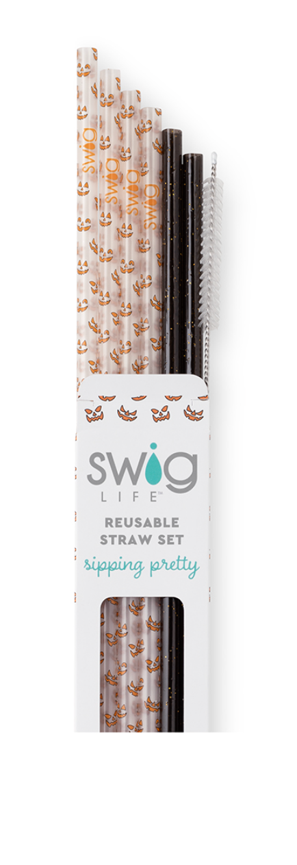 Jeepers Creepers Reusable Straw Set
