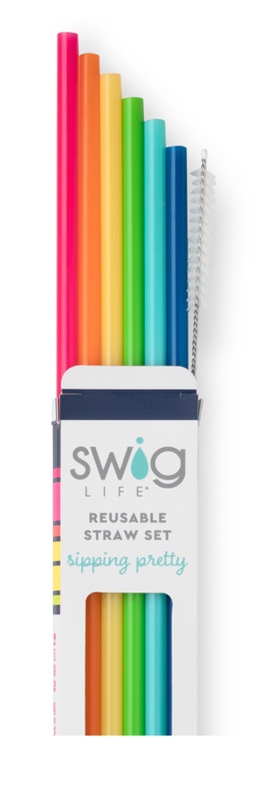 SWIG-Rainbow Reusable Straws
