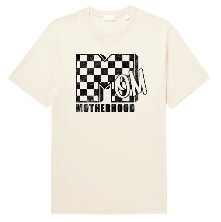 Checkered Motherhood Graphic Tee