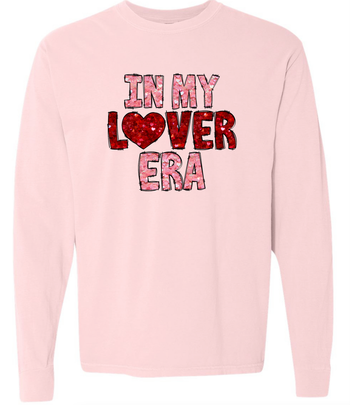 Lover Era Graphic Pink Long Sleeve Tee