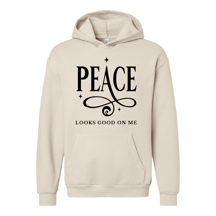 Peace Looks Good On Me | Grown Azz Woman Hoodie