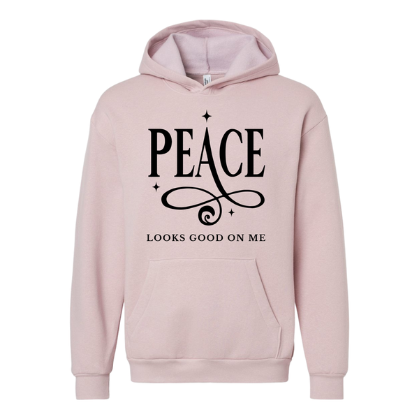 Peace Looks Good On Me | Grown Azz Woman Hoodie