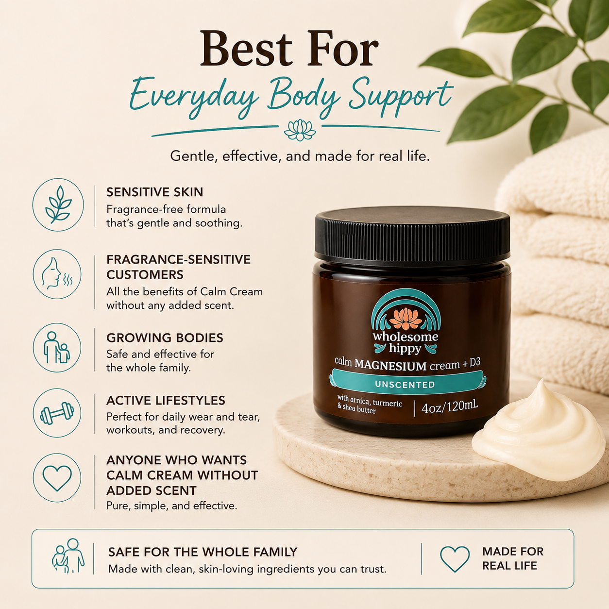 Unscented Calm Wholesome Hippy Best for