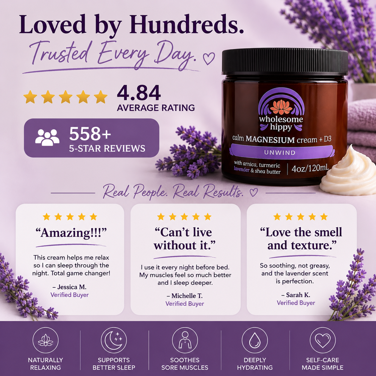 Lavender Calm Cream Loved By