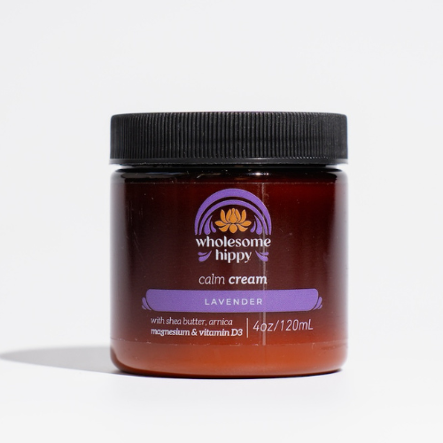 Lavender Calm Cream Wholesome Hippy 4oz