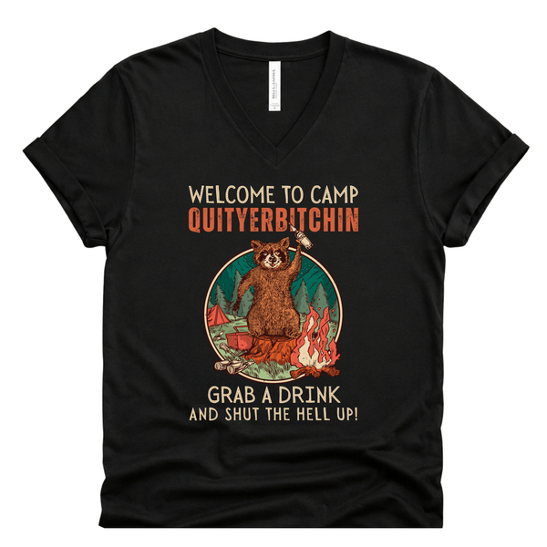 Welcome To Camp Quityerbitchin Tank or Tee