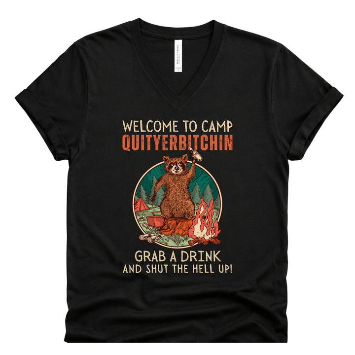 Welcome To Camp Quityerbitchin Tank or Tee