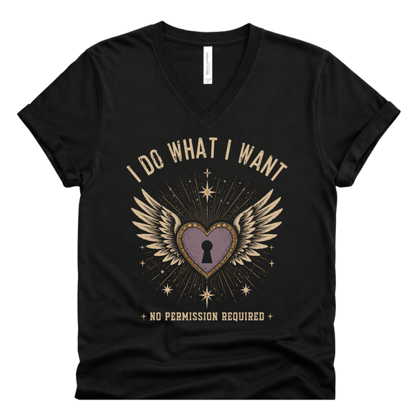 I Do What I Want Rocker Tank or Tee