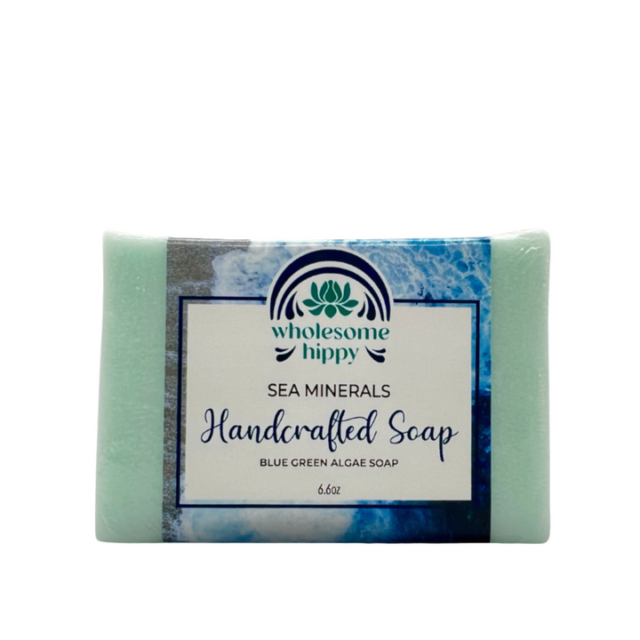 Sea Minerals Blue Green Algae Soap Handmade Soap 6.6oz