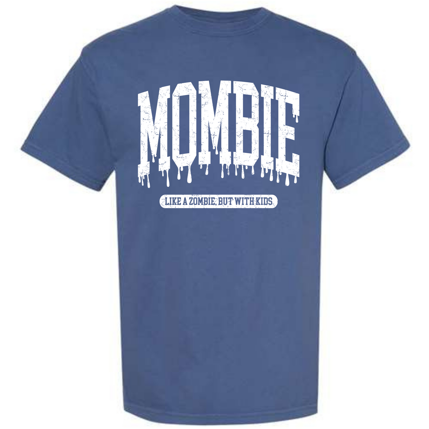 Mombie Blue Graphic Tee