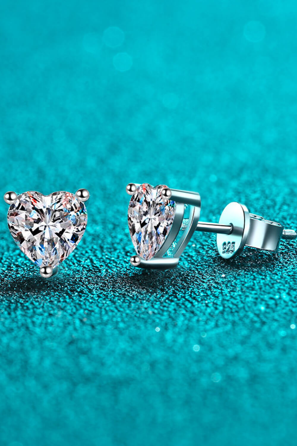 2 Ct Heart Cut Diamond Solitaire Drop & Dangle Earrings 14k Rose Gold  Finish | eBay