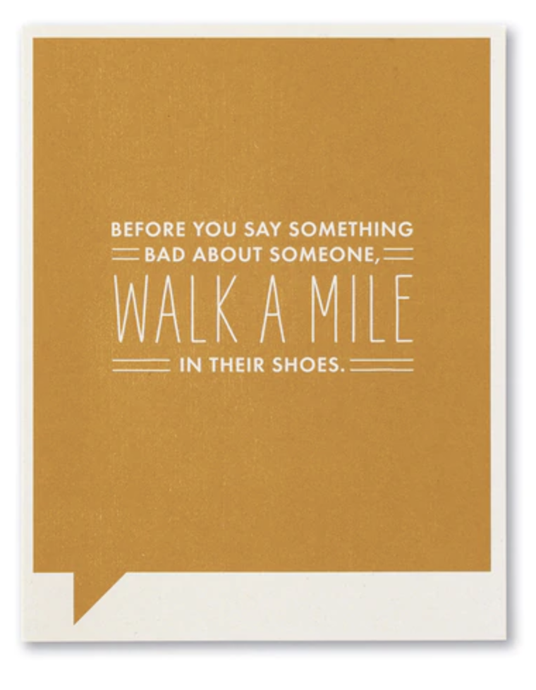 Walk A Mile card