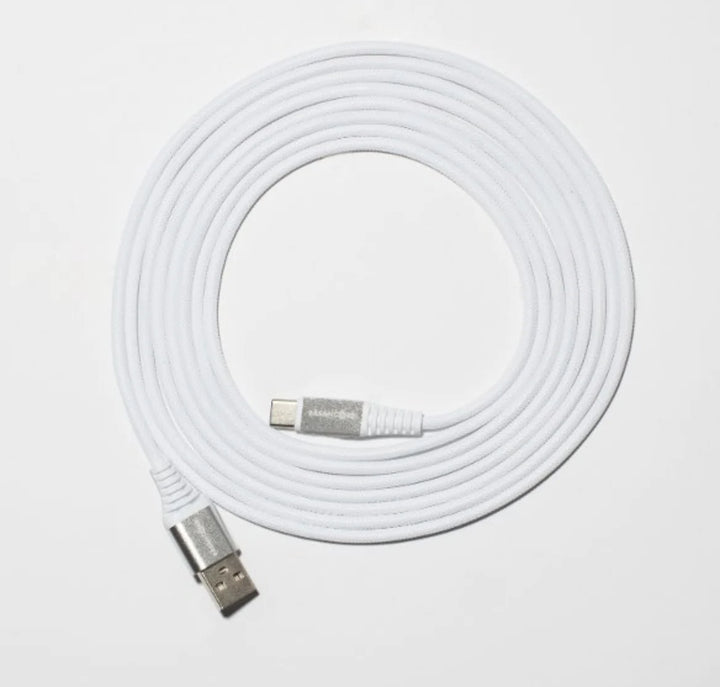 LED Type C 10 ft Sound Activated Cord-White