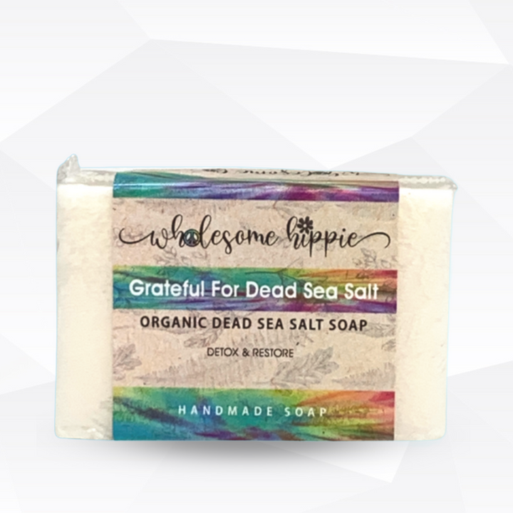 Organic Grateful For Dead Sea Salt Handmade Soap 6.6oz