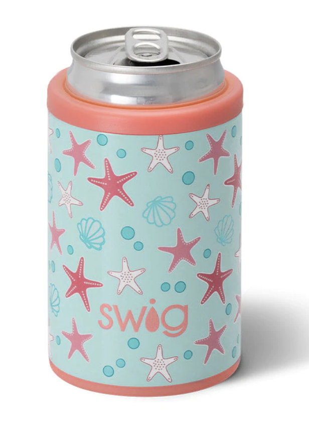 Swig-Starfish Can + Bottle Cooler 12 oz