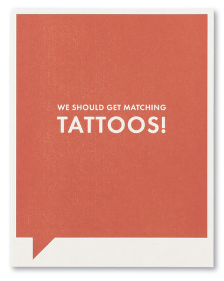 Matching Tattoos card