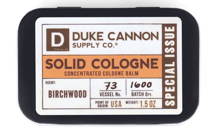 Duke Cannon | Solid Cologne- Birchwood