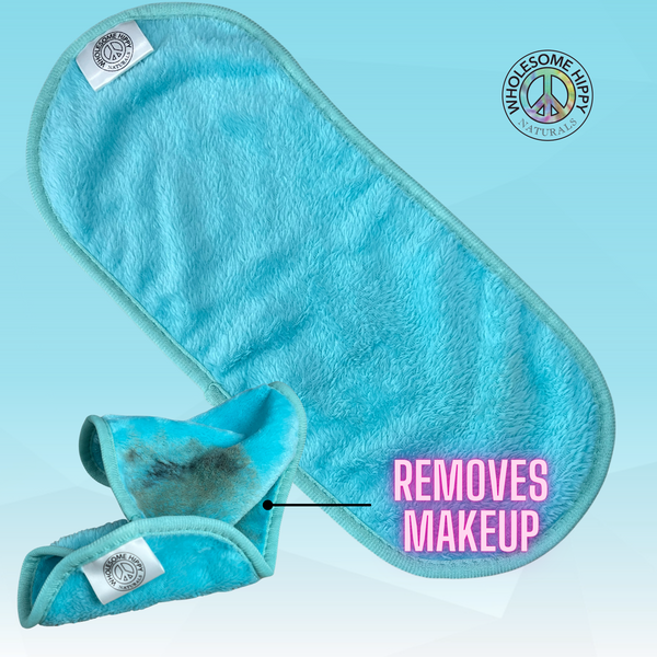 Makeup Removal Cloth by Wholesome Hippy  Multiple Colors