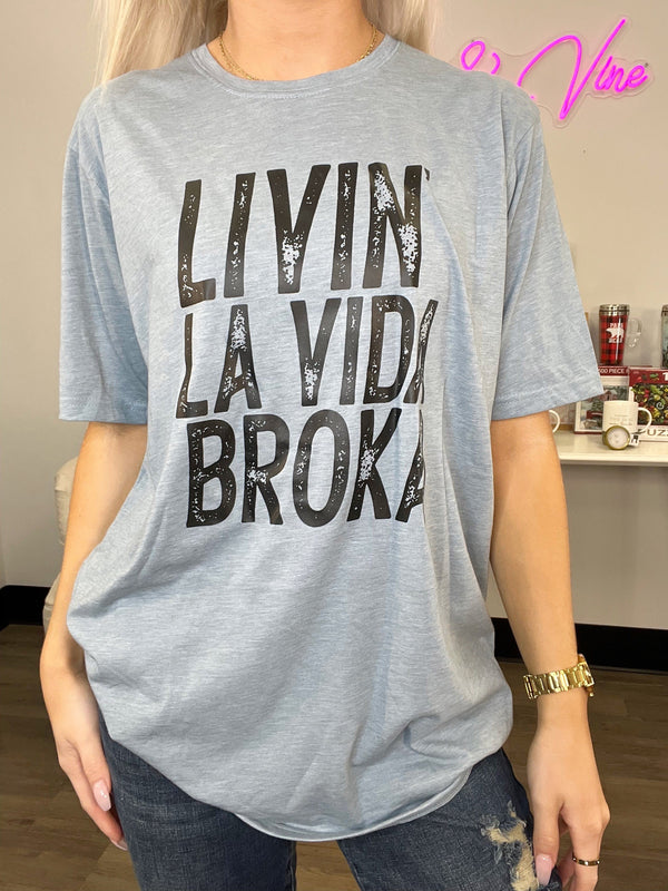 Livin' La Vids Broka Graphic Tee