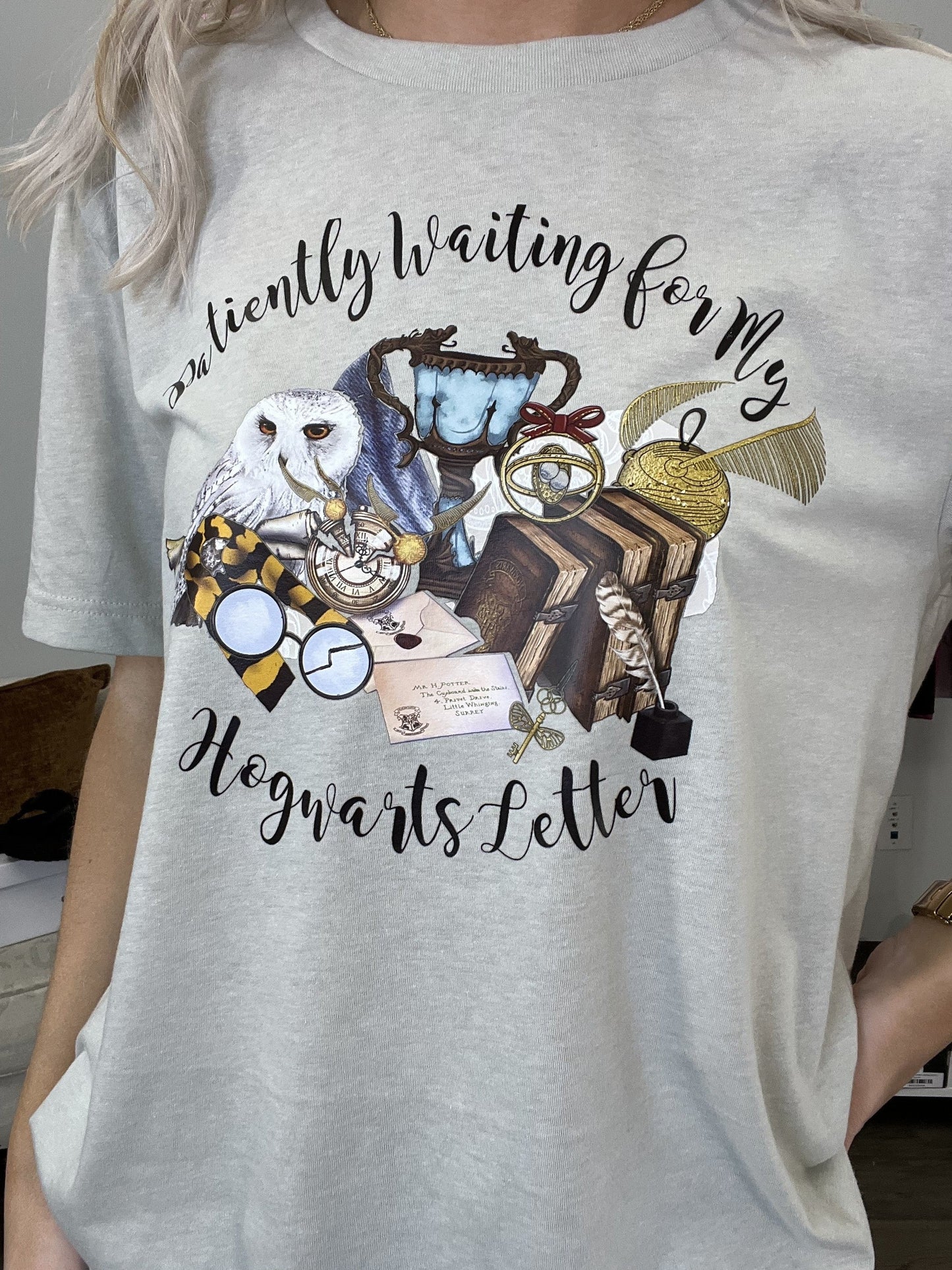 Patiently Waiting for My Hogwarts Letter Graphic Tee