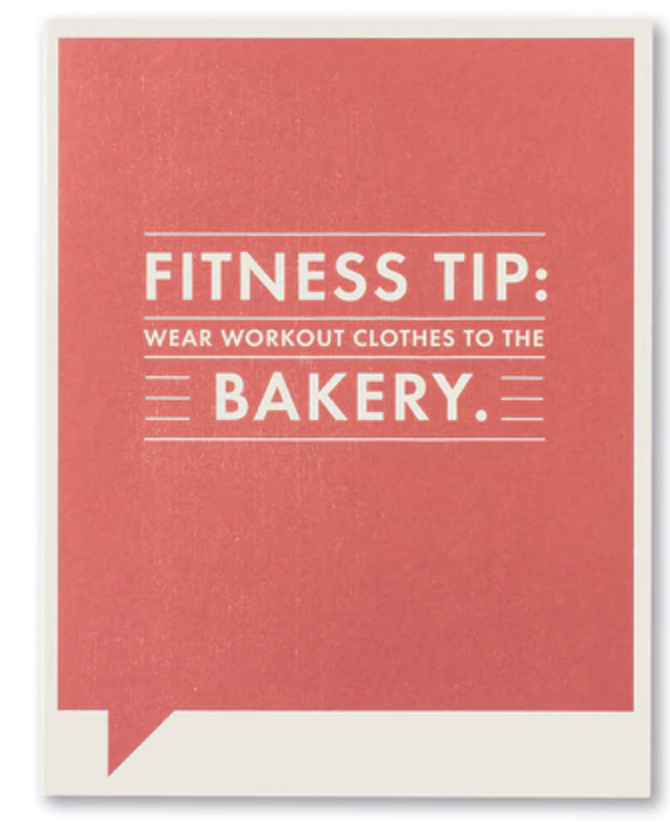 Fitness Tip card