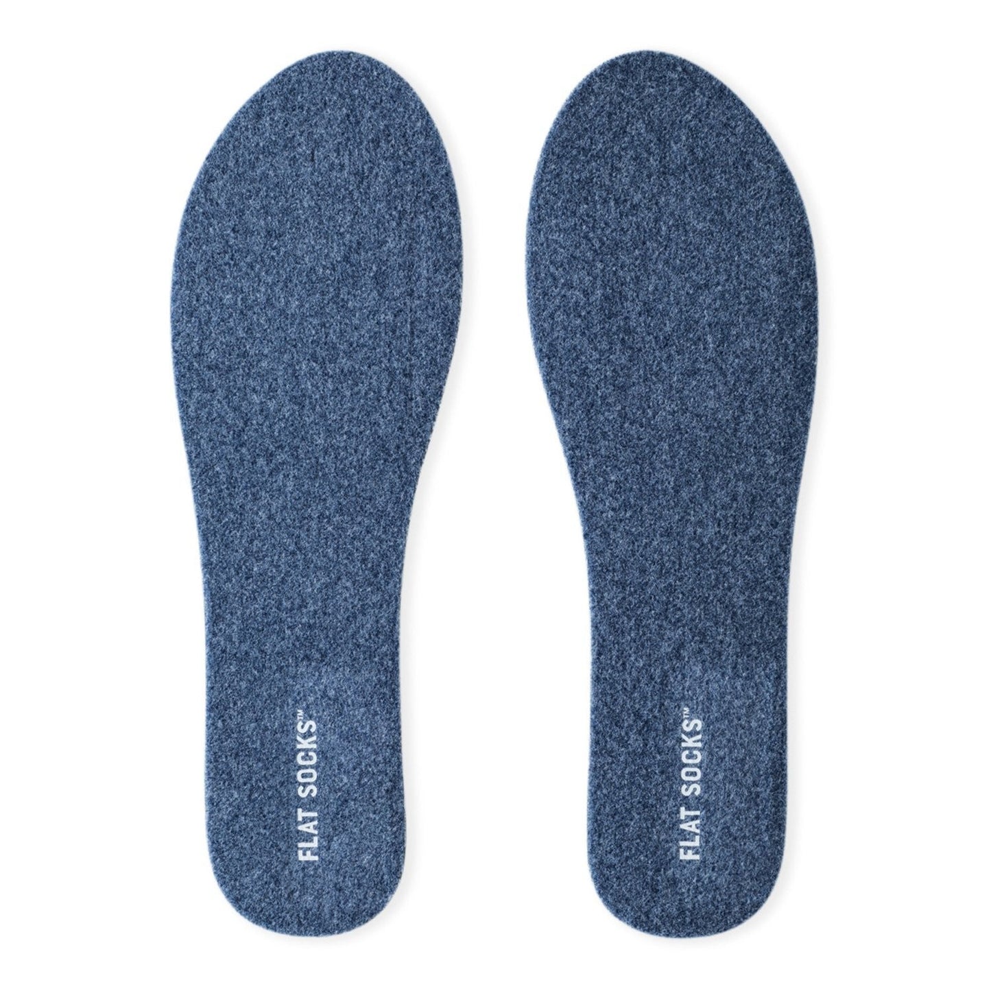 Mens Micro Wool Flat Sock Indigo