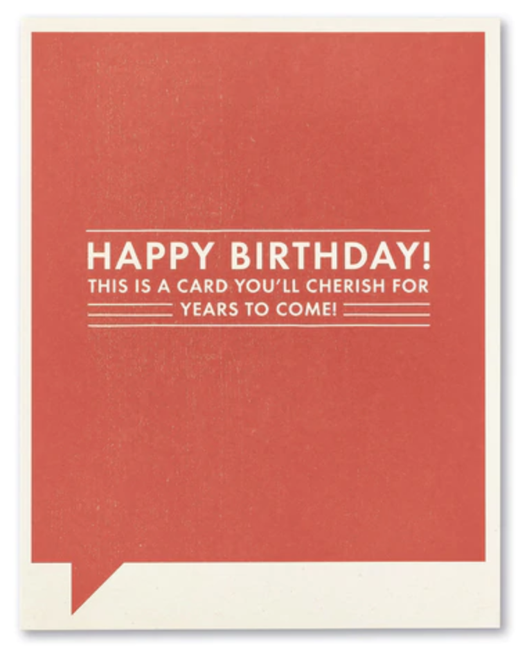 Cherish For Years to Come card